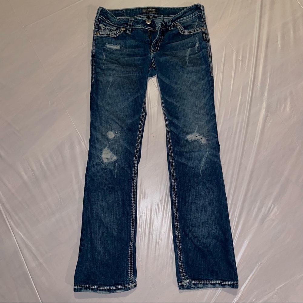 Silver Womens Jeans